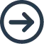 Dark blue right arrow inside a gray outlined circle